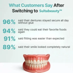 Ends Today: 70% OFF! Sultabeauty™? Custom-Fit Full Functional DenturesMake you more confident