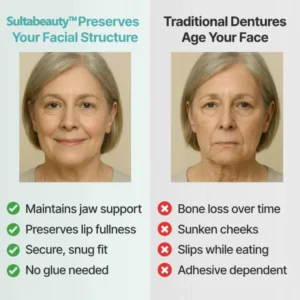 Ends Today: 70% OFF! Sultabeauty™? Custom-Fit Full Functional DenturesMake you more confident